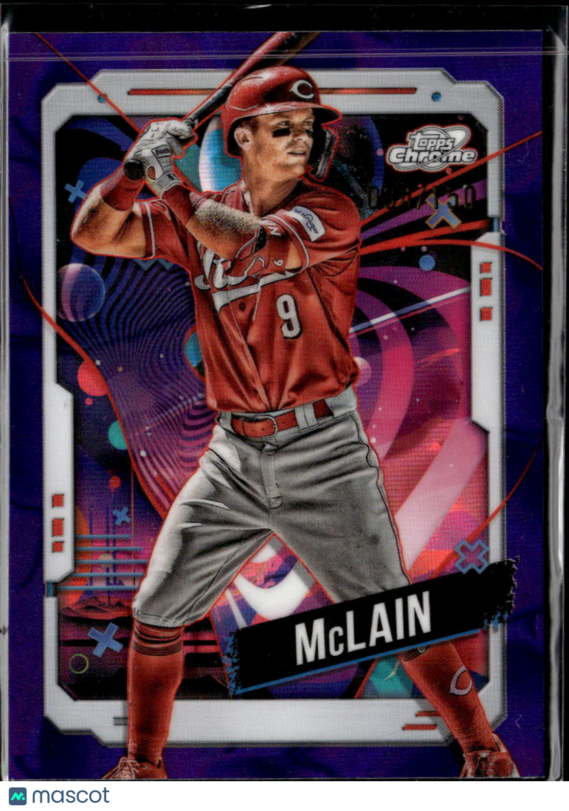 Matt McLain 2024 Topps Chrome Cosmic Purple /150 Cincinnati Reds
