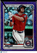 Alex Kirilloff 2020 Bowman Chrome Purple Mojo Refractor /250 Minnesota Twins