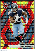 Tony Pollard 2025 Mosaic Red Yelow Fusion 89/89 Tennessee Titans