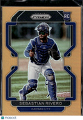 Sebastian Rivero 2022 Panini Prizm RC Orange Rookie /100 Kansas City Royals