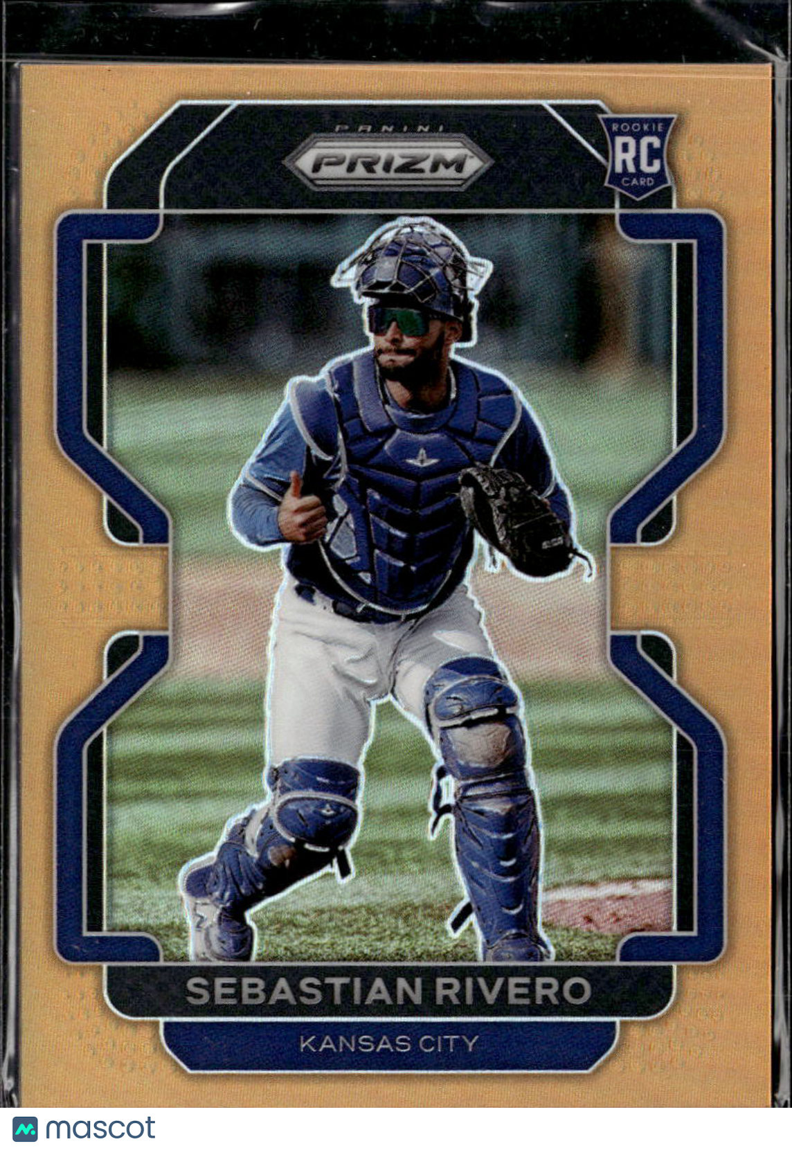 Sebastian Rivero 2022 Panini Prizm RC Orange Rookie /100 Kansas City Royals