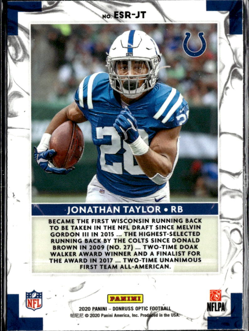Jonathan Taylor 2020 Optic Elite Series Rookies RC Indianapolis Colts