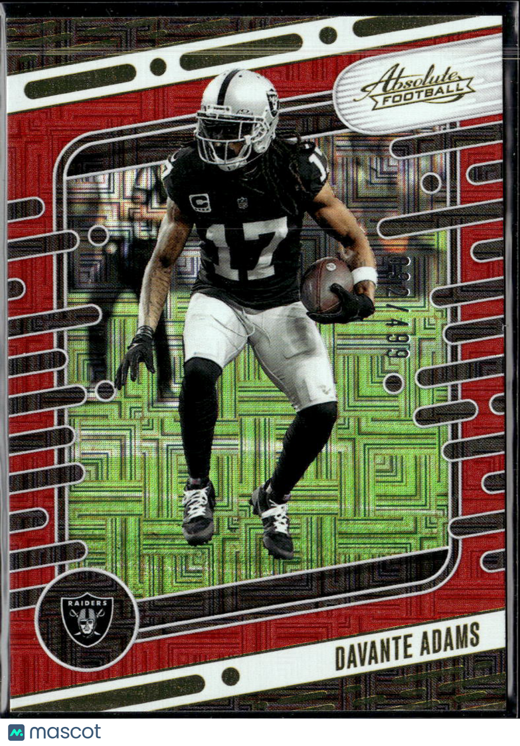 Davante Adams 2024 Absolute Red /499 Las Vegas Raiders