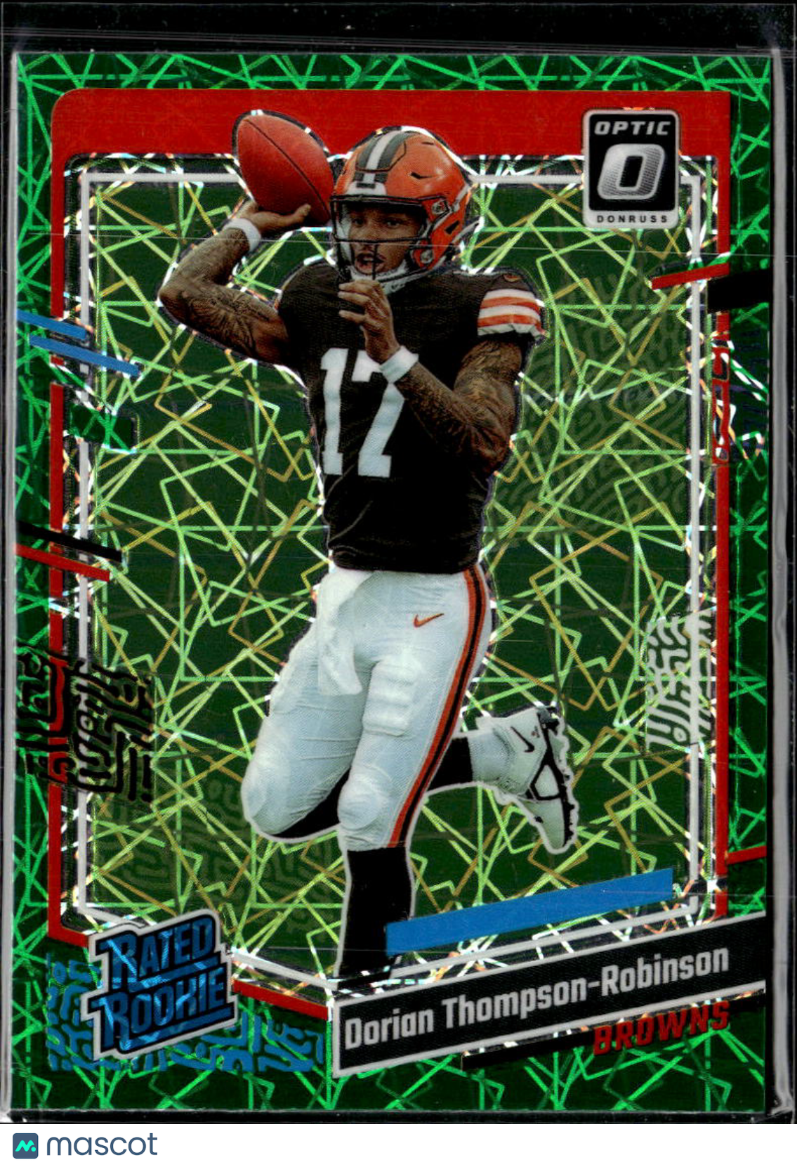 Dorian Thompson-Robinson 2023 Optic Rated Rookie Green Velocity Cleveland Browns