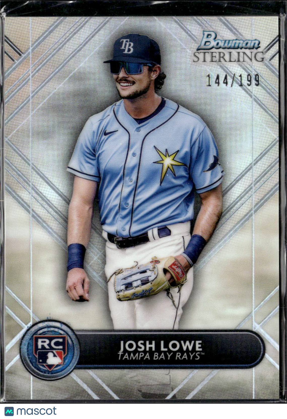 Josh Lowe 2022 Bowman Sterling Rookie RC Refractor /199 Tampa Bay Rays