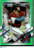 Ketel Marte 2021 Topps Chrome Ben Baller Green Refractor /99 Diamondbacks