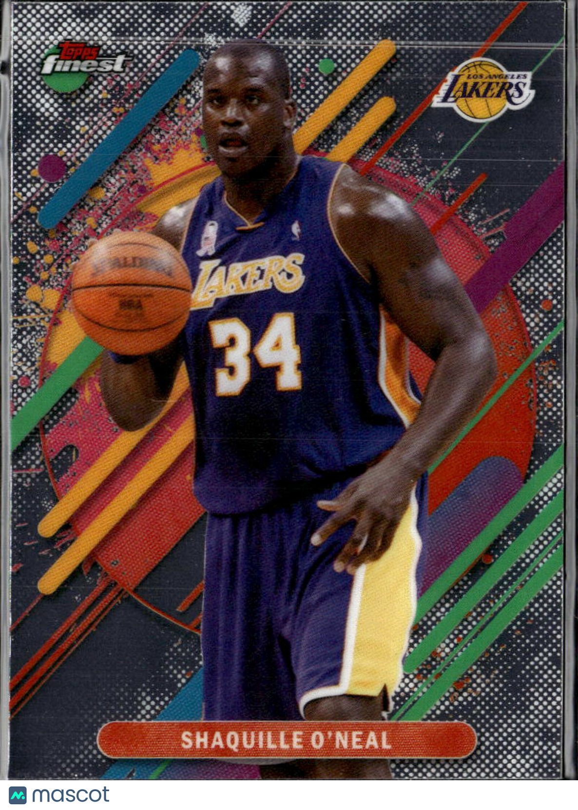 Shaquille O'Neal 2025 Topps Finest Rare Los Angeles Lakers