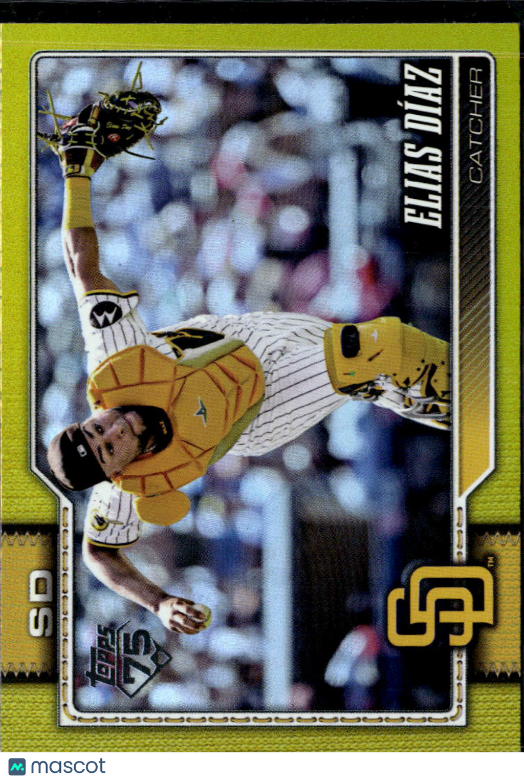 Elias Díaz 2026 Topps Series One Yellow /399 San Diego Padres
