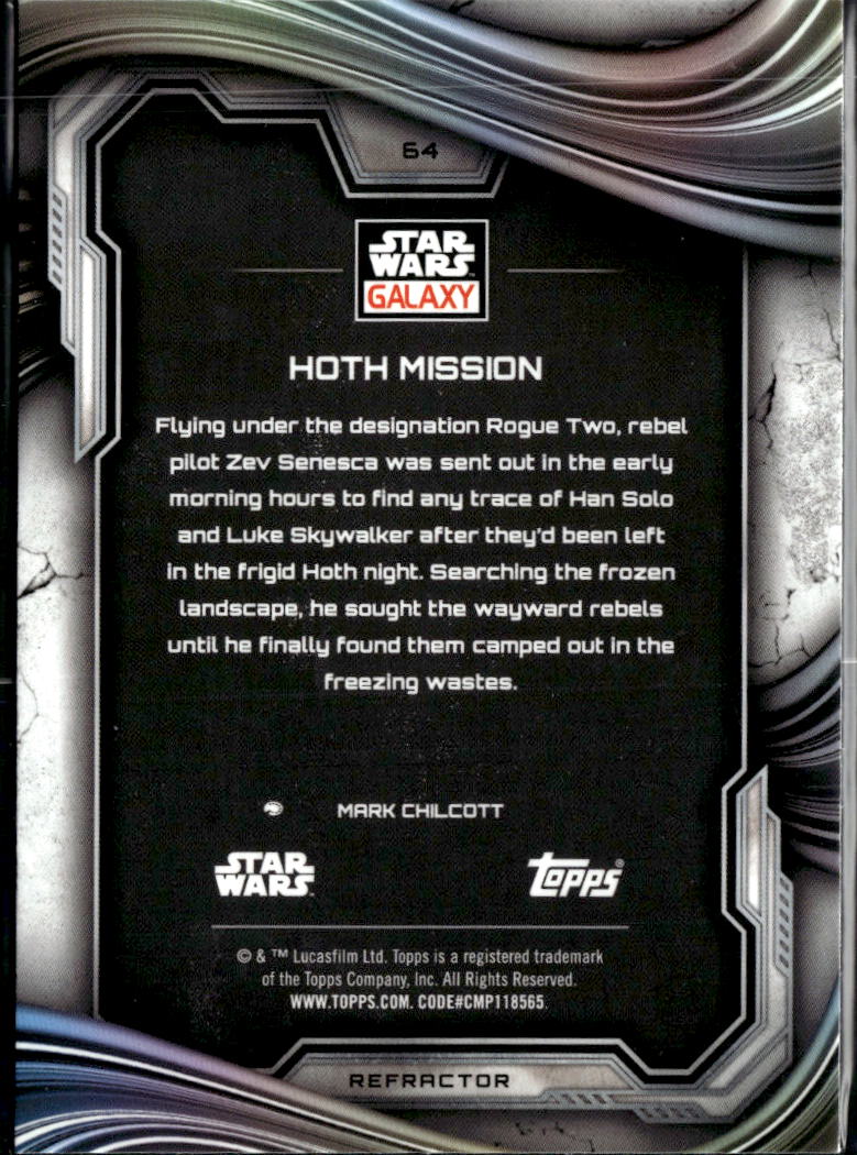 Hoth Mission 2025 Topps Star Wars Galaxy Refractor #64