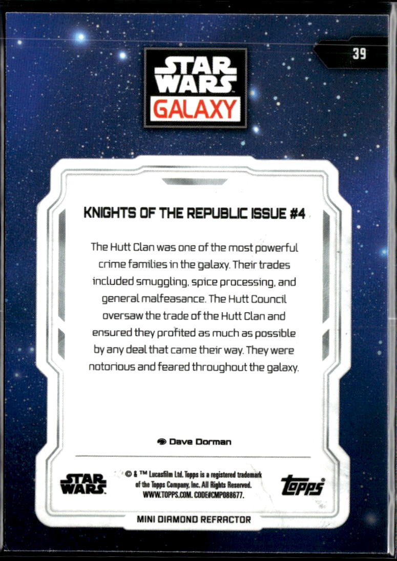 Knights of the Republic 2024 Topps Star Wars Galaxy Refractor #39
