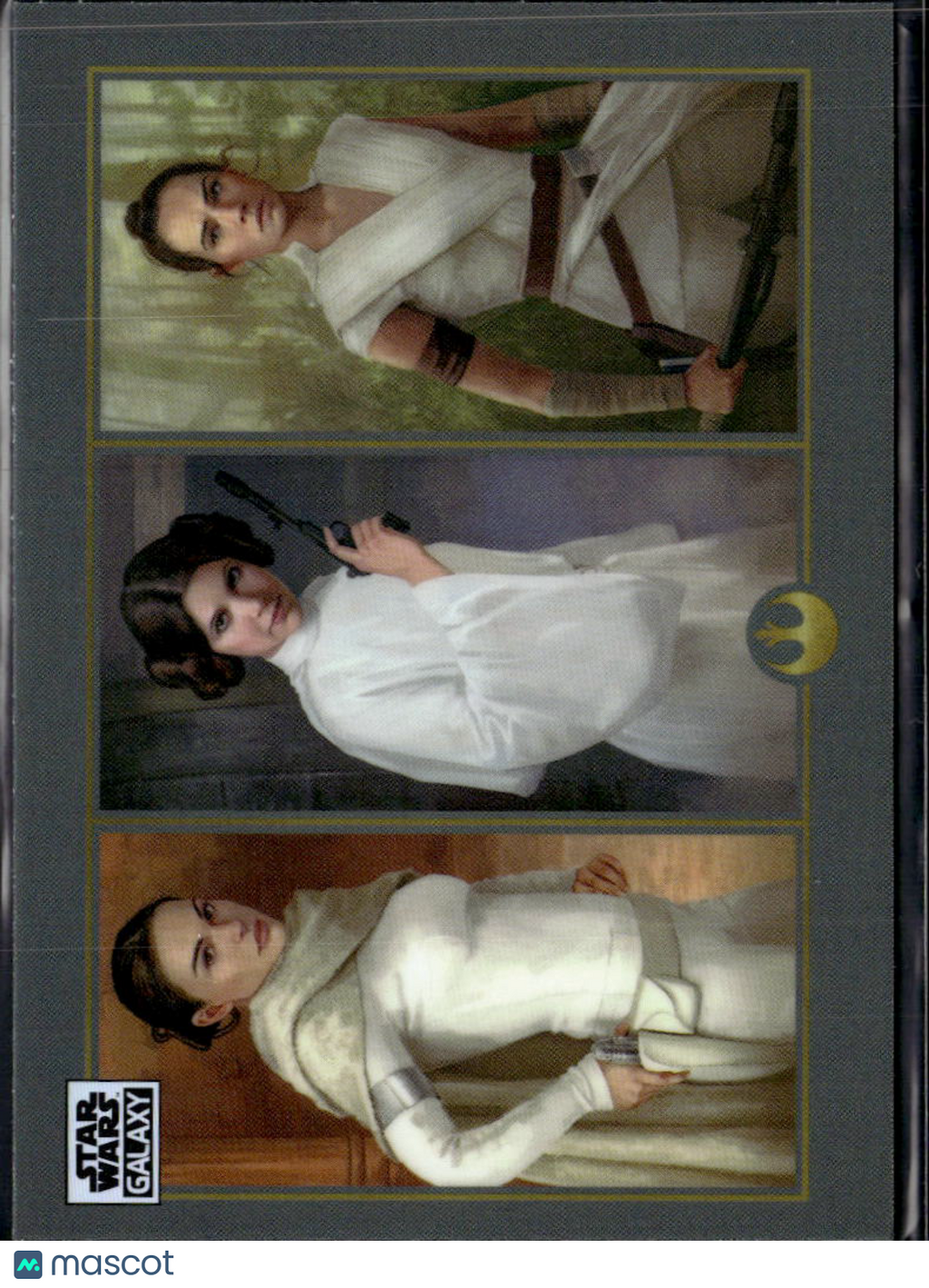 Throughout The Ages 2025 Topps Star Wars Galaxy Refractor #100