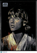 Luke Skywalker 2024 Topps Star Wars Galaxy Refractor #83