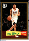 Andre Iguodala 2007 Topps GOLD 874/2007 Philadelphia 76ers