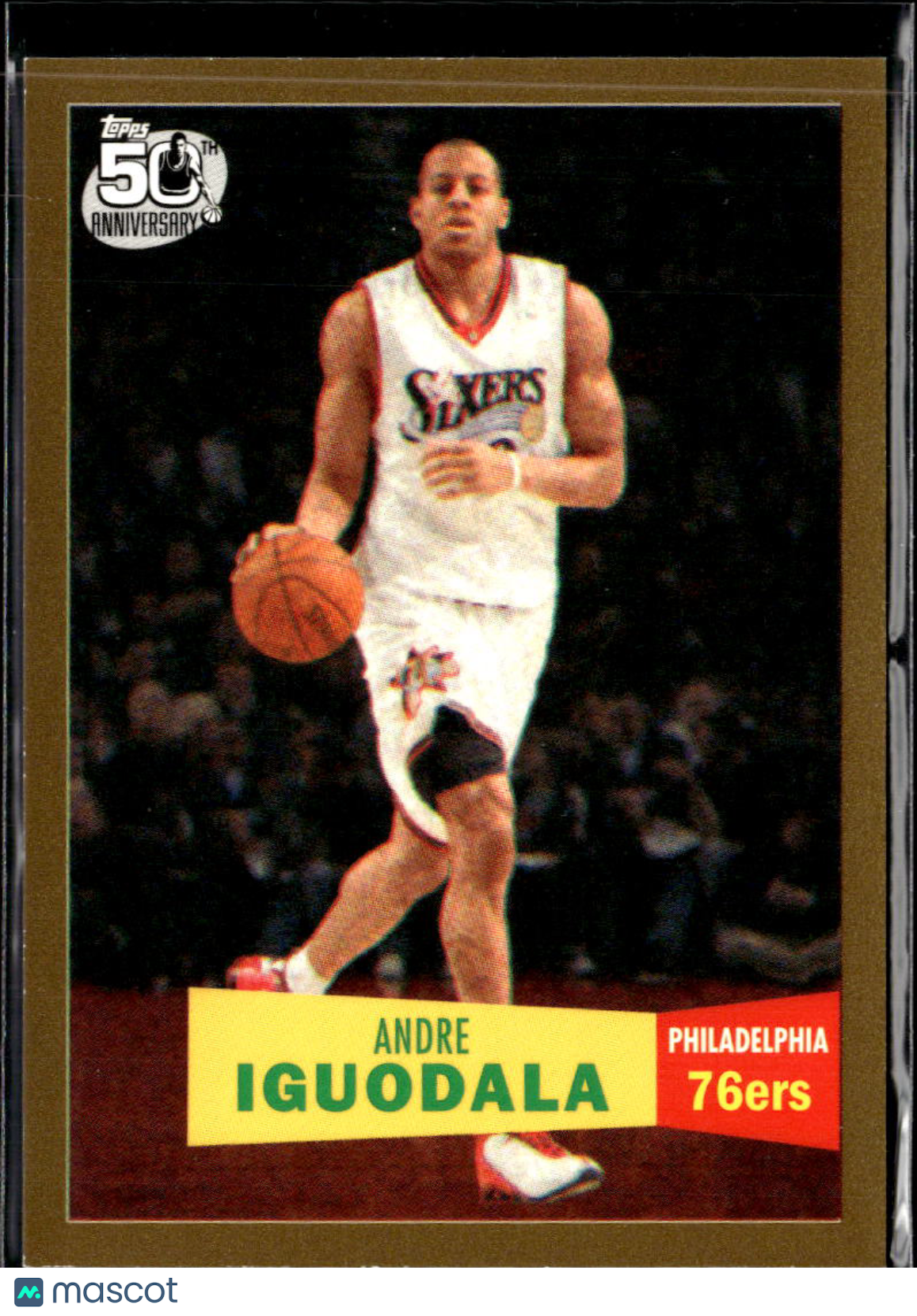 Andre Iguodala 2007 Topps GOLD 874/2007 Philadelphia 76ers