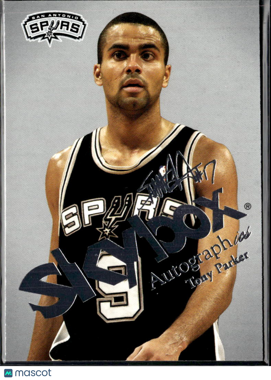 Tony Parker 2004 Fleer SkyBox Autographics 49/150 San Antonio Spurs