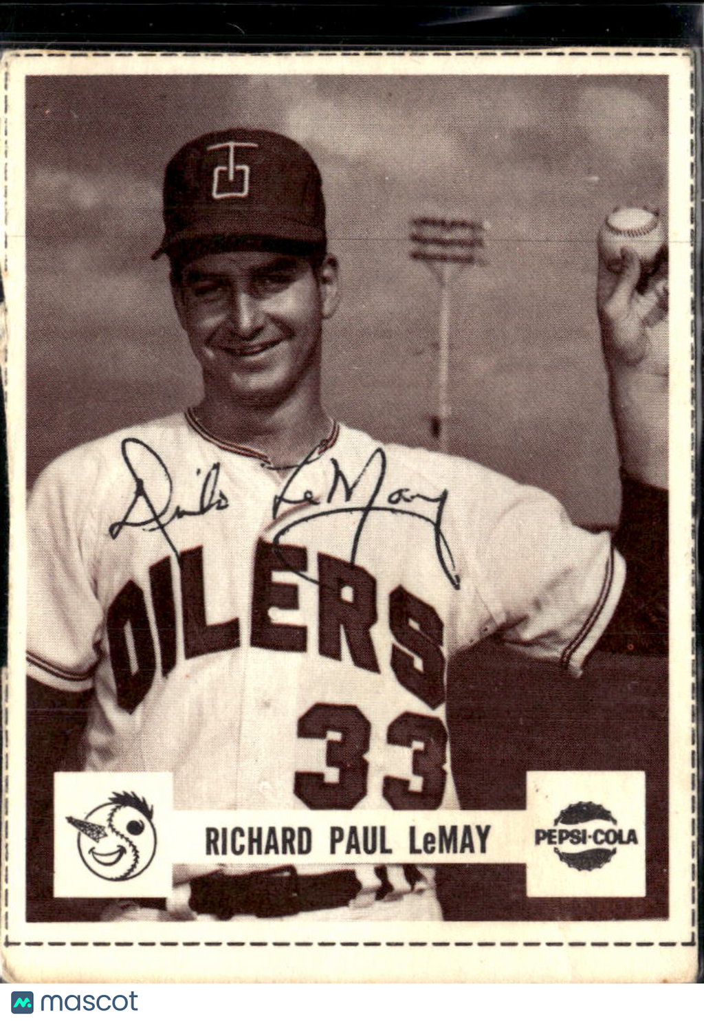 Richard Paul LeMay 1966 Pepsi-Cola Tulsa Oilers