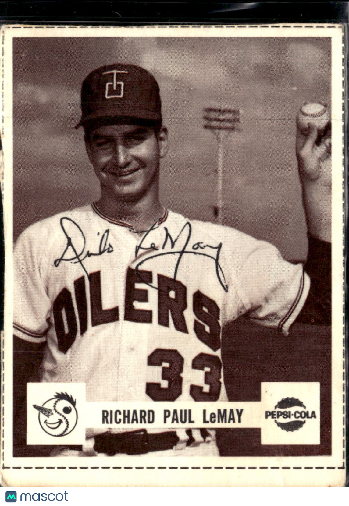 Richard Paul LeMay 1966 Pepsi-Cola Tulsa Oilers