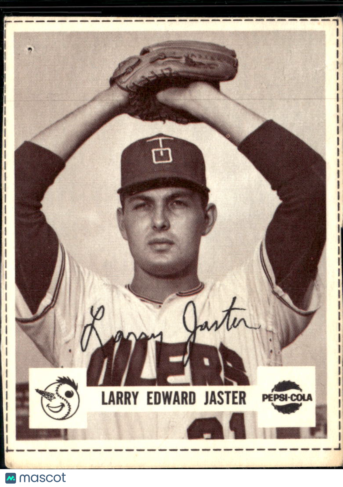 Larry Jaster 1966 Pepsi-Cola Tulsa Oilers