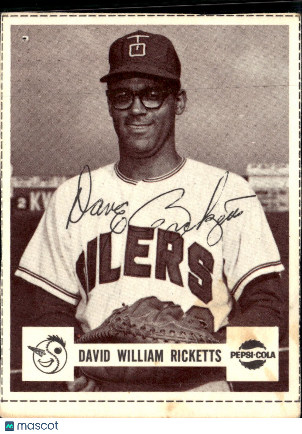 Dave Ricketts 1966 Pepsi-Cola Tulsa Oilers