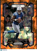 Anthony Richardson 2023 Panini Prizm RC Orange Ice Indianapolis Colts