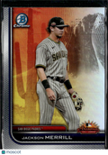 Jackson Merrill 2023 Bowman Chrome Arizona Fall League RC San Diego Padres