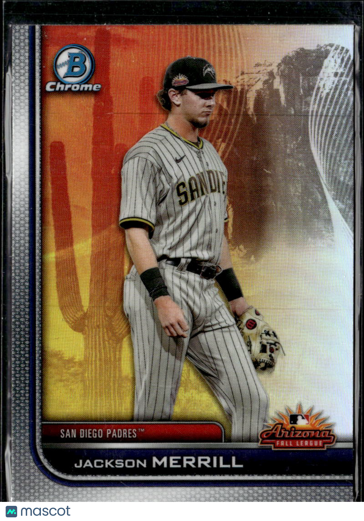 Jackson Merrill 2023 Bowman Chrome Arizona Fall League RC San Diego Padres