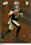 Spencer Rattler 2024 Panini National RC Orange Rookie /199 New Orleans Saints