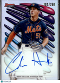 Colin Houck 2023 Bowman's Best Shellacked Autographs Auto /250 New York Mets