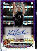 Kevin Huerter 2023-24 Topps Chrome Auto Autograph Purple Sacramento Kings