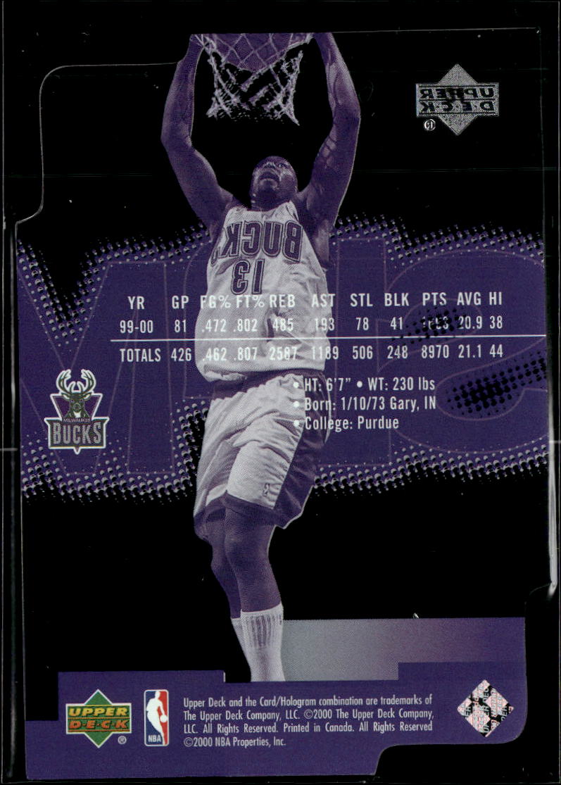 Glenn Robinson 2000 Upper Deck Slam 108/500 Milwaukee Bucks