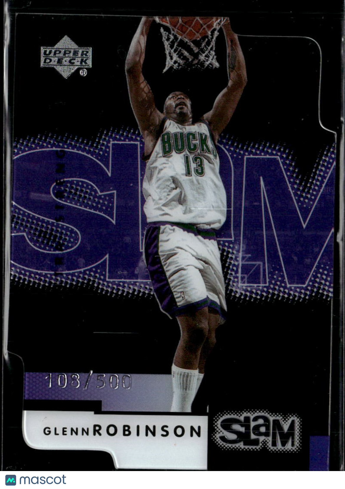 Glenn Robinson 2000 Upper Deck Slam 108/500 Milwaukee Bucks
