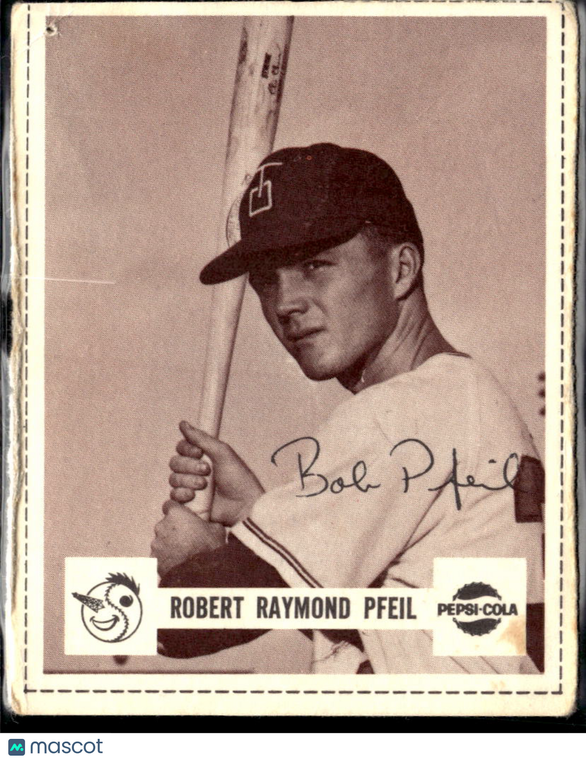 Bob Pfeil Robert Raymond Pfeil 1966 Pepsi-Cola Tulsa Oilers