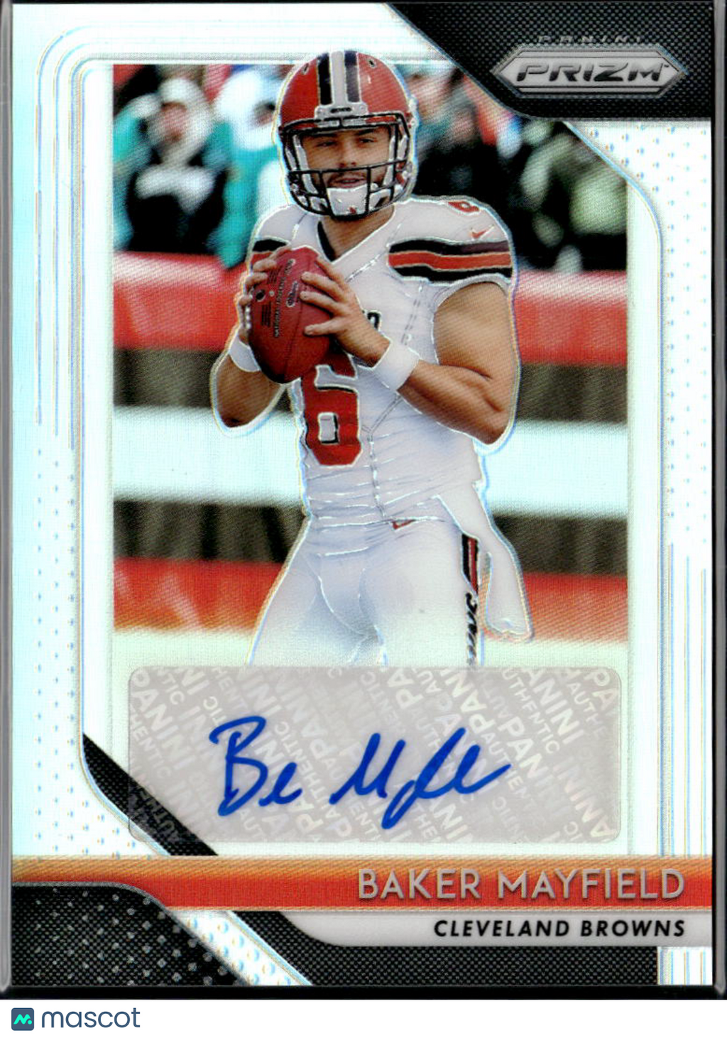 Baker Mayfield 2018 Prizm Auto Autograph Silver Rookie RC Cleveland Browns