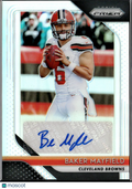 Baker Mayfield 2018 Prizm Auto Autograph Silver Rookie RC Cleveland Browns