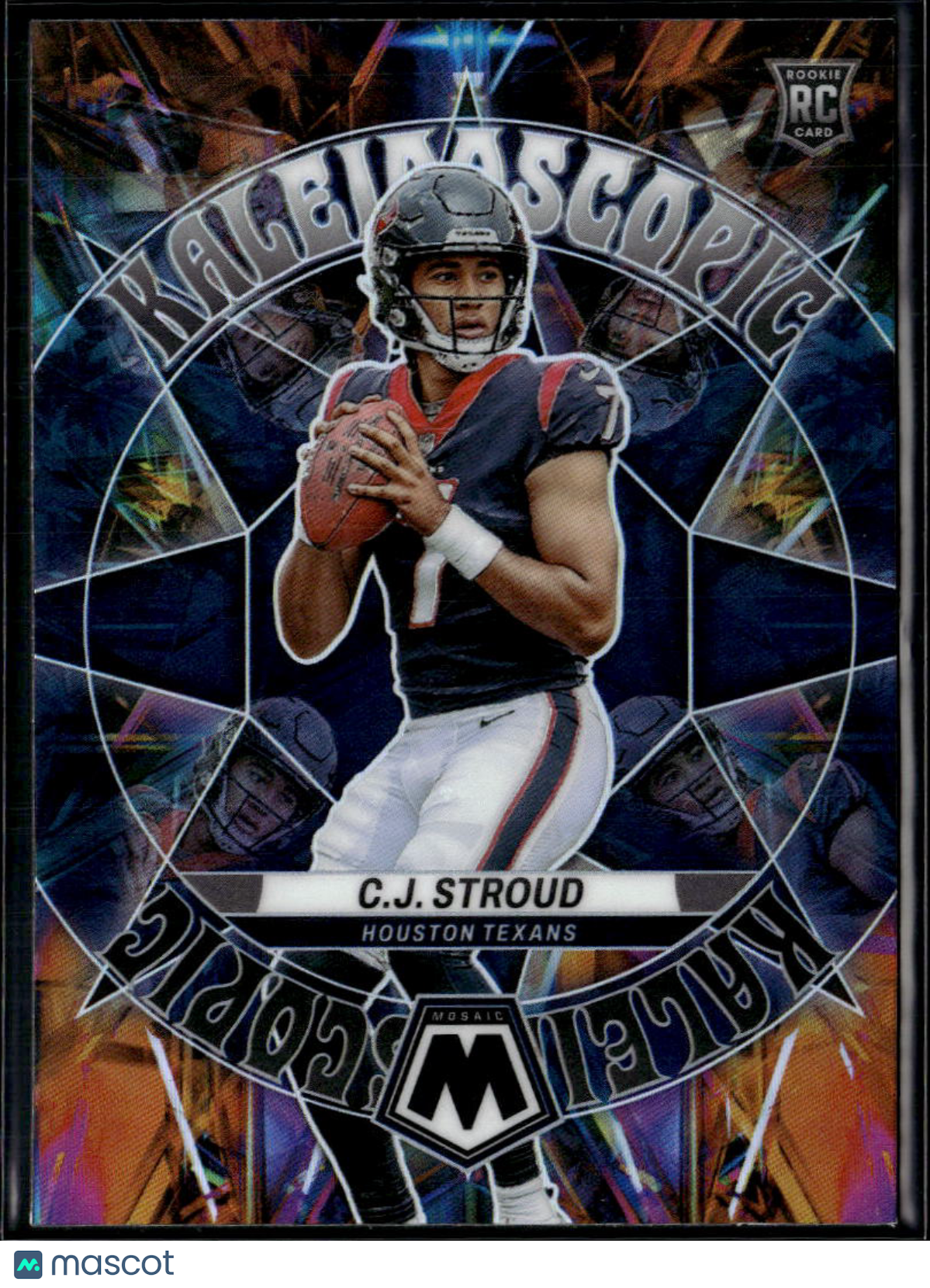C.J. Stroud 2023 Mosaic Kaleidascopic SSP CASE HIT Rookie RC Houston Texans