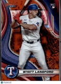 Wyatt Langford 2024 Bowman's Best RC Texas Rangers