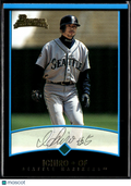Ichiro Suzuki 2001 Bowman Draft Picks & Prospects Rookie RC #84 Seattle Mariners