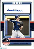 Jacob Wilson 2023 USA Baseball Stars & Stripes Auto Autograph RC Athletics