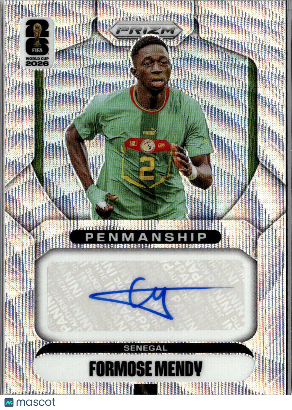 Formose Mendy 2026 Prizm FIFA World Cup Auto Autograph Senegal