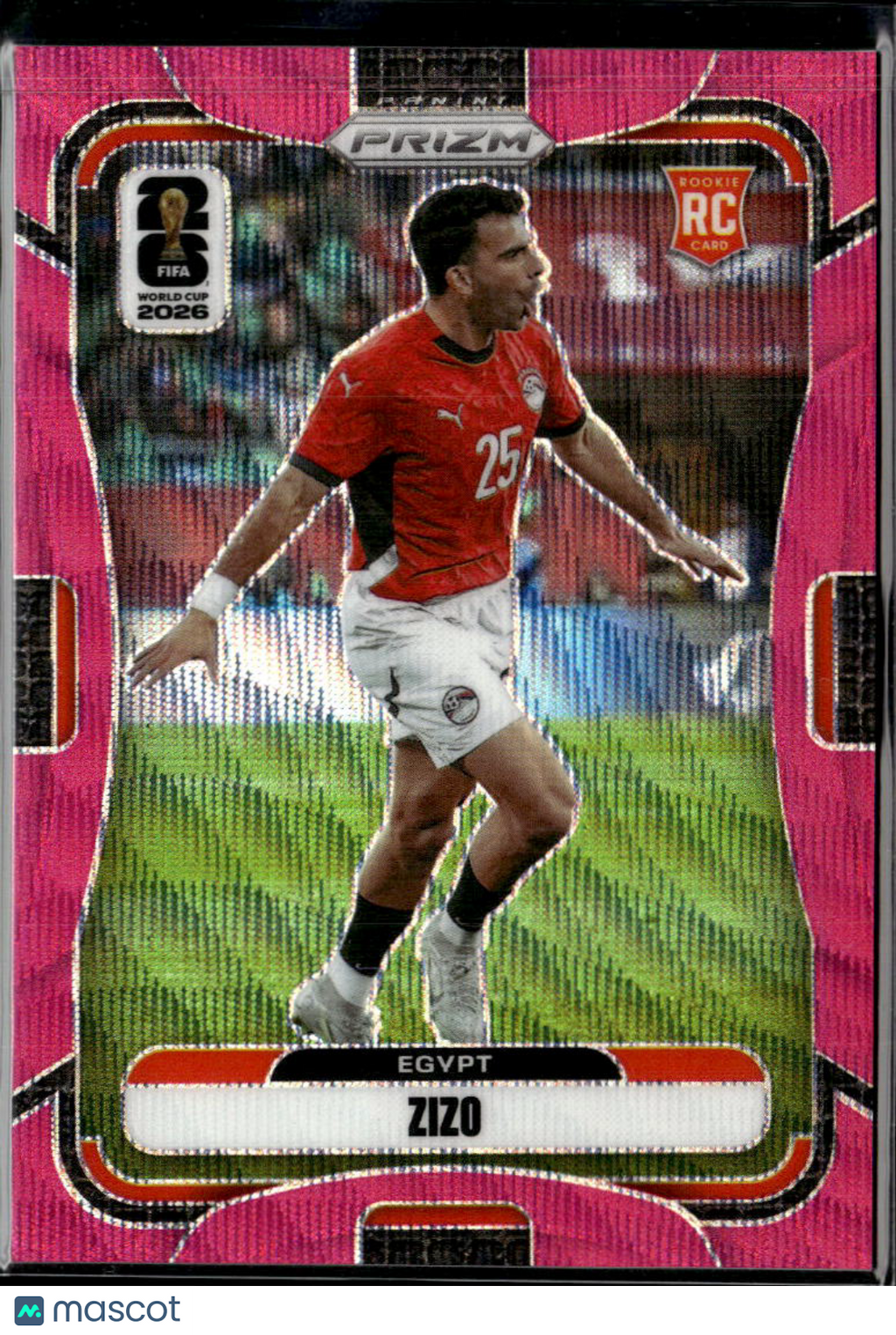 Zizo 2026 Panini Prizm FIFA World Cup Pink Wave Rookie RC /65 Egypt