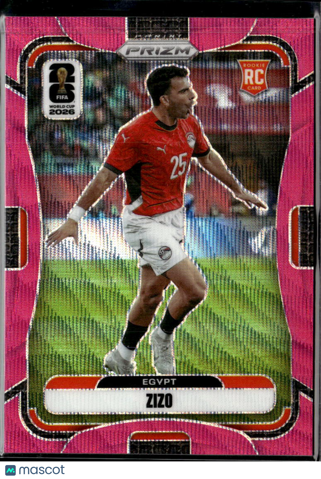 Zizo 2026 Panini Prizm FIFA World Cup Pink Wave Rookie RC /65 Egypt