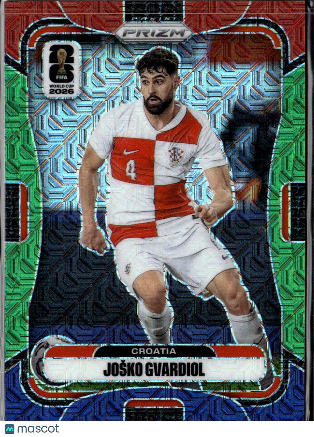 Josko Gvardiol 2026 Panini Prizm FIFA World Cup RGB Red Green Blue SSP Croatia