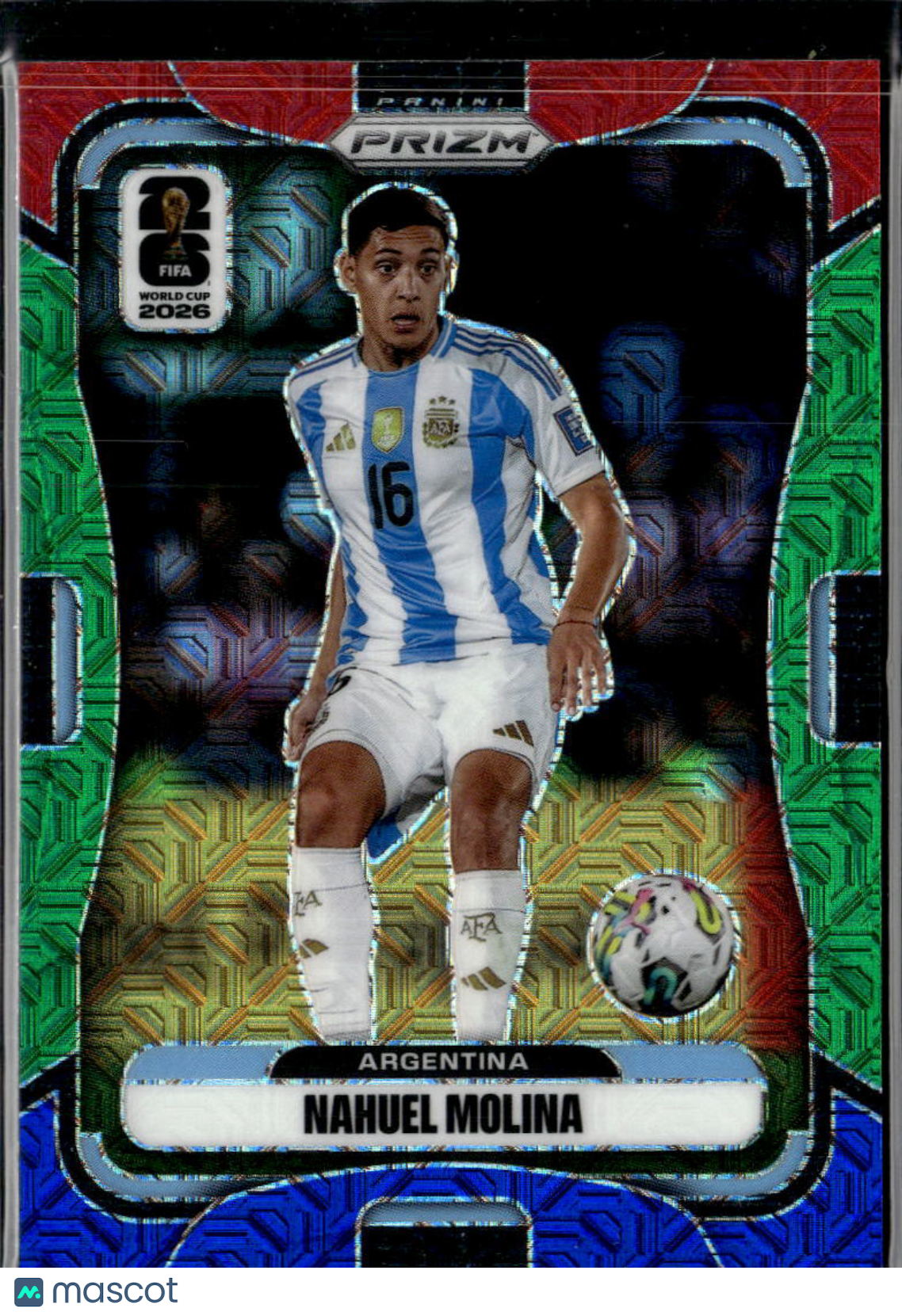 Nahuel Molina 2026 Panini Prizm FIFA World Cup RGB Red Green Blue SSP Argentina