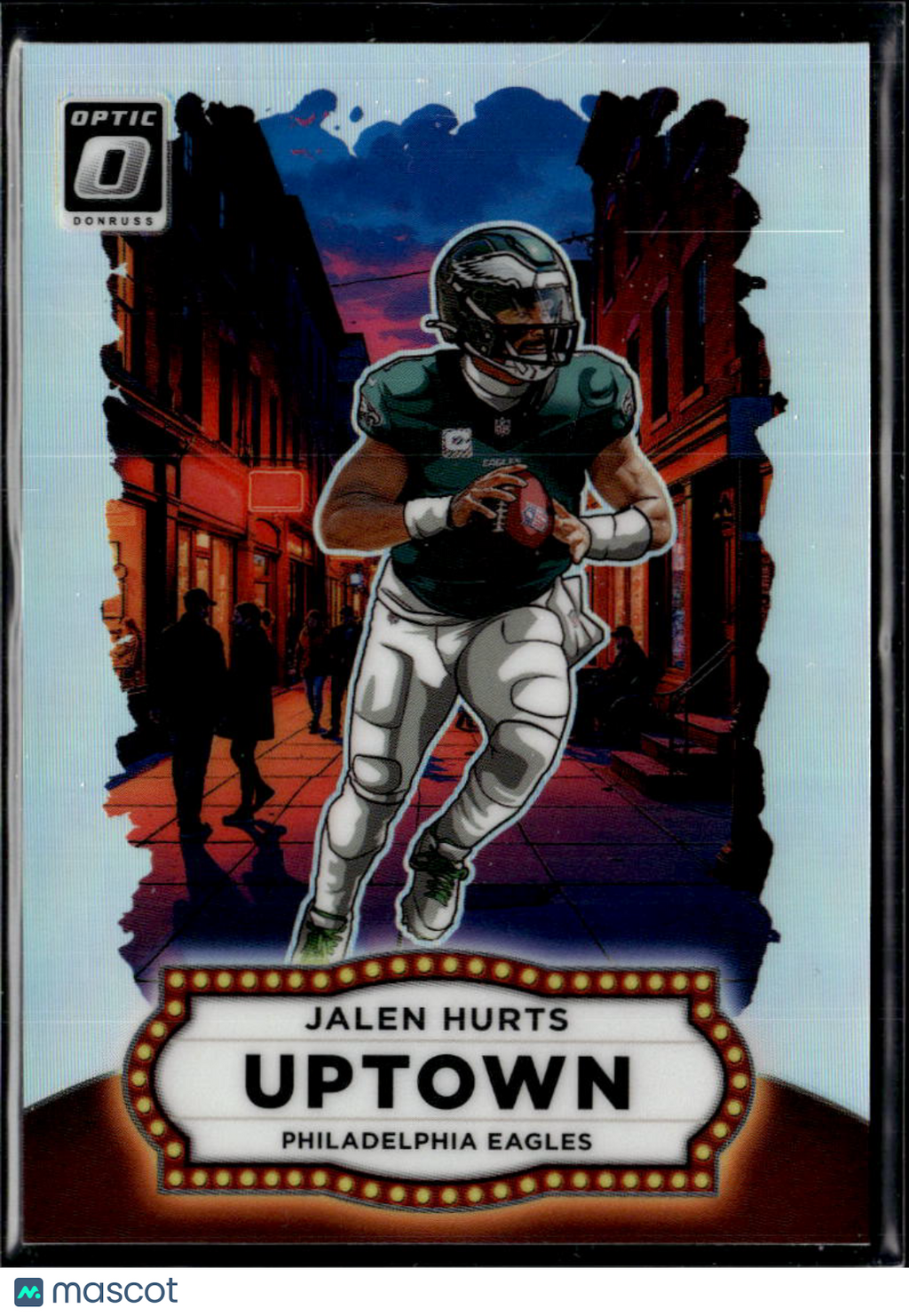 Jalen Hurts 2025 Optic Uptown CASE HIT Philadelphia Eagles