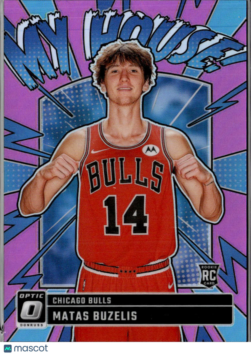 Matas Buzelis 2024-25 Optic My House RC Pink 17/25 Chicago Bulls