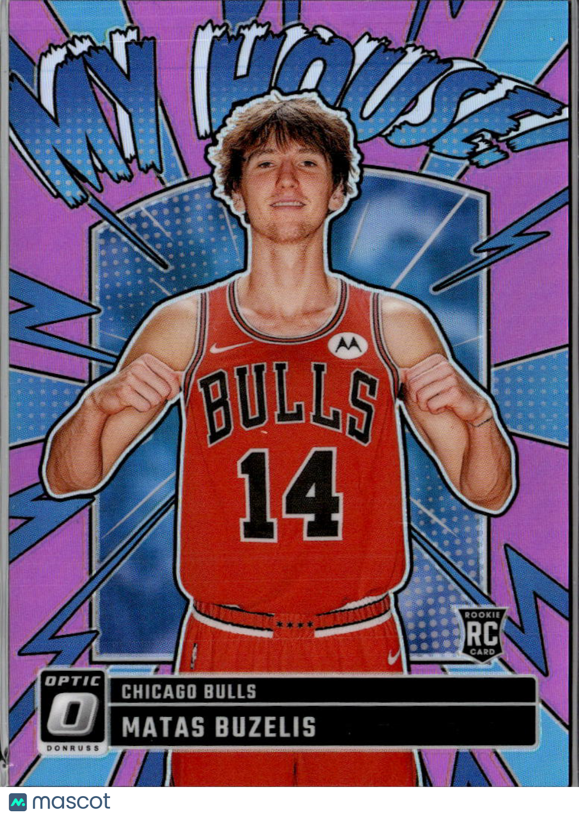 Matas Buzelis 2024-25 Optic My House RC Pink 17/25 Chicago Bulls