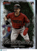 Corbin Carroll 2023 Bowman's Best Masterpieces Rookie RC Arizona Diamondbacks