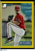 Jackson Rutledge 2021 Bowman Heritage Yellow /50 Washington Nationals