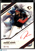 James Wood 2025 Diamond Icons Red Ink Auto Autograph RC 7/15 Nationals