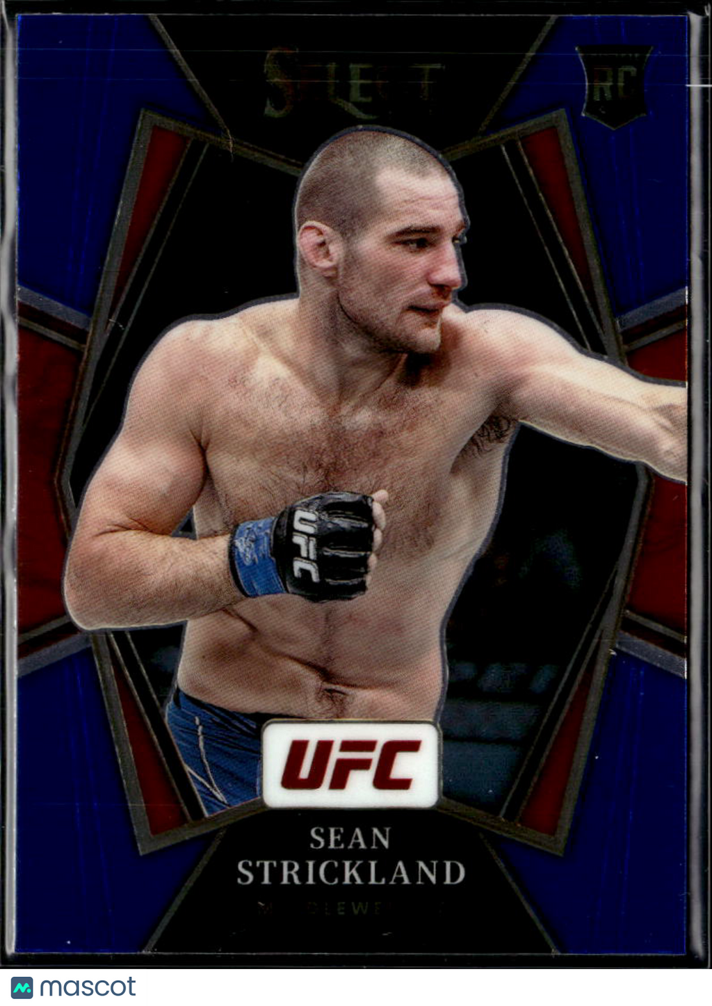 Sean Strickland 2022 Select UFC Blue Rookie RC MMA